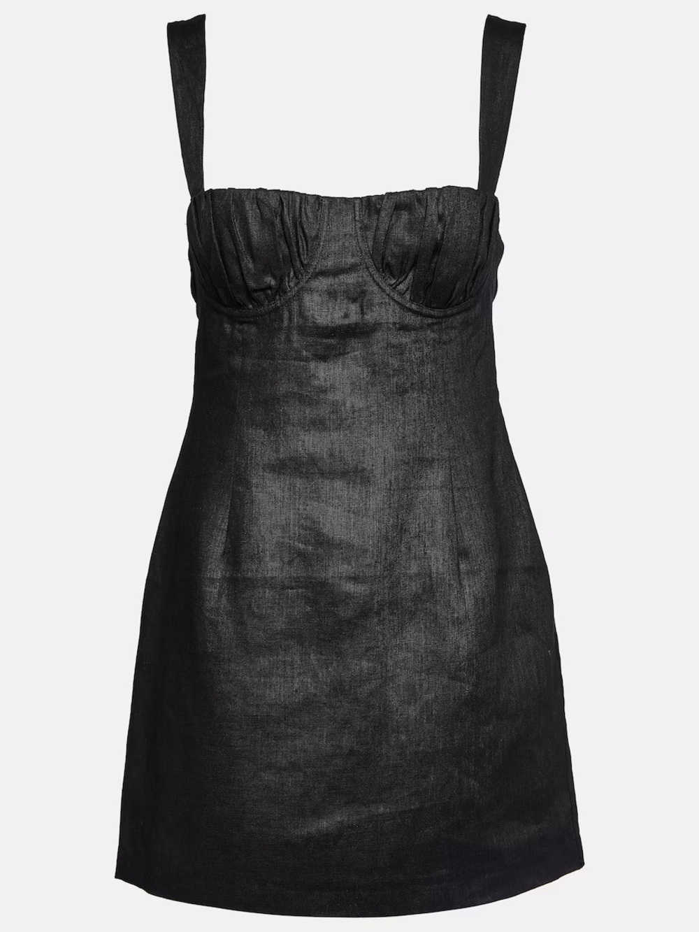 SIR. The Label Linen Minidress in Black Size 0 Sundress Date Night Minimalist